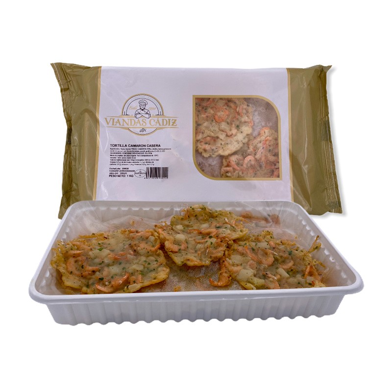 Tortillitas de camaron caseras caja 3kg