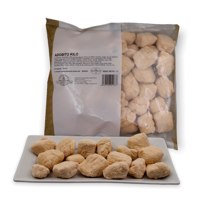 Adobitos en caja 3 kg.