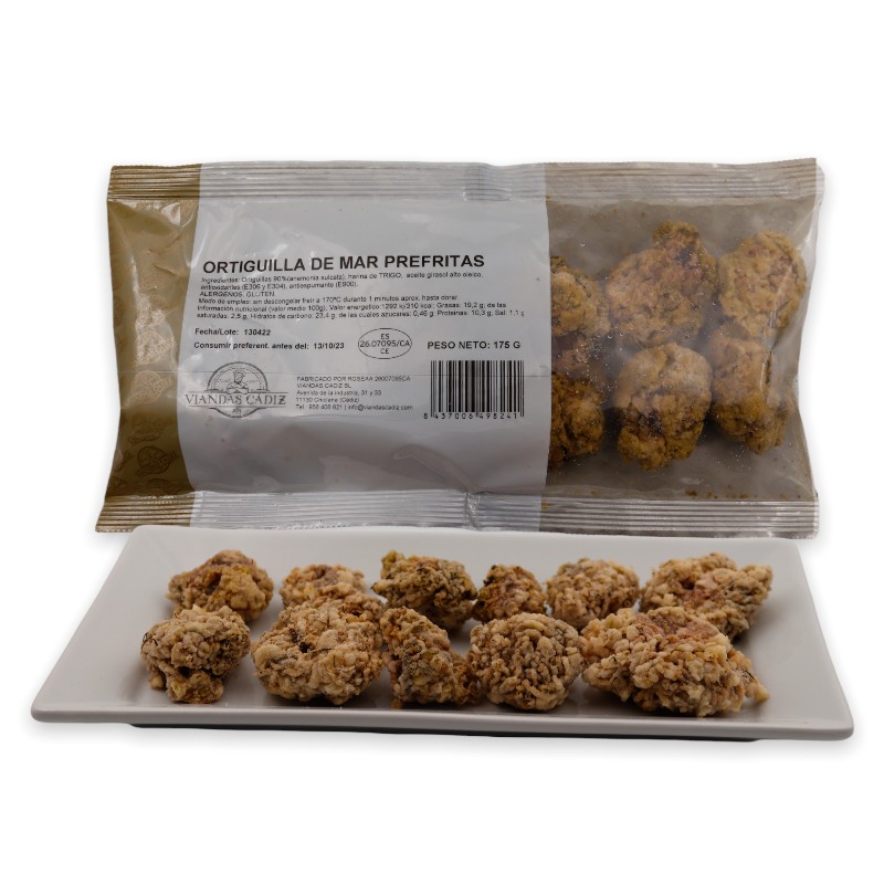 Ortiguillas de mar prefritas caja 2,1 kg