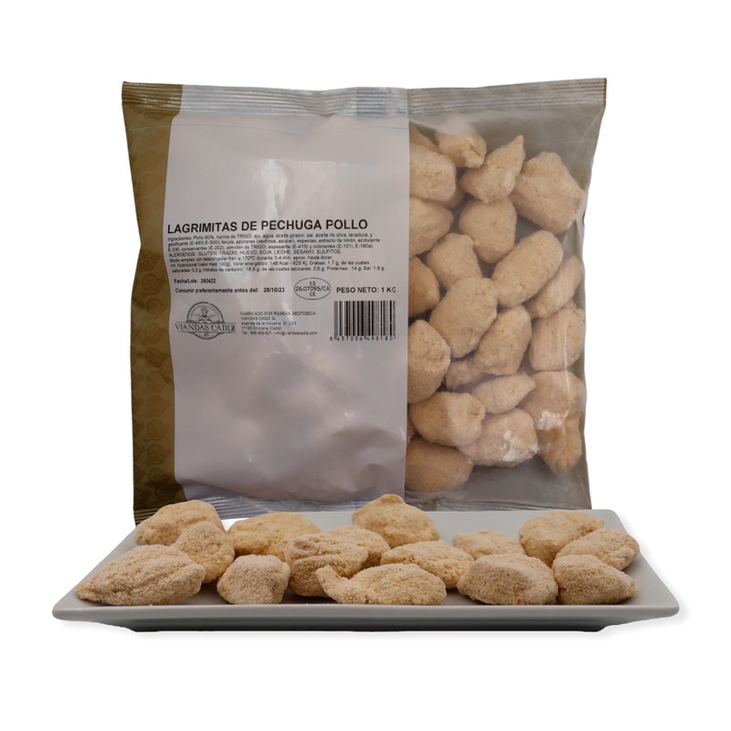 Lagrimitas de pollo caja 3 kg