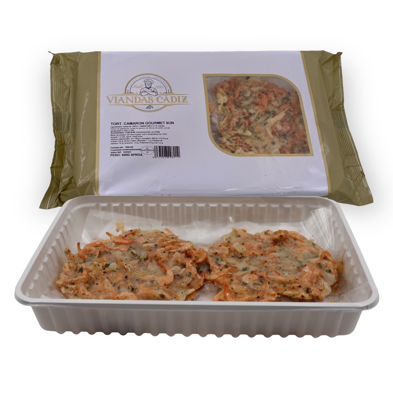 Tortillita de camaron gourmet caja 1,8 kg