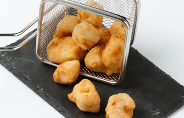 Pescados enharinados